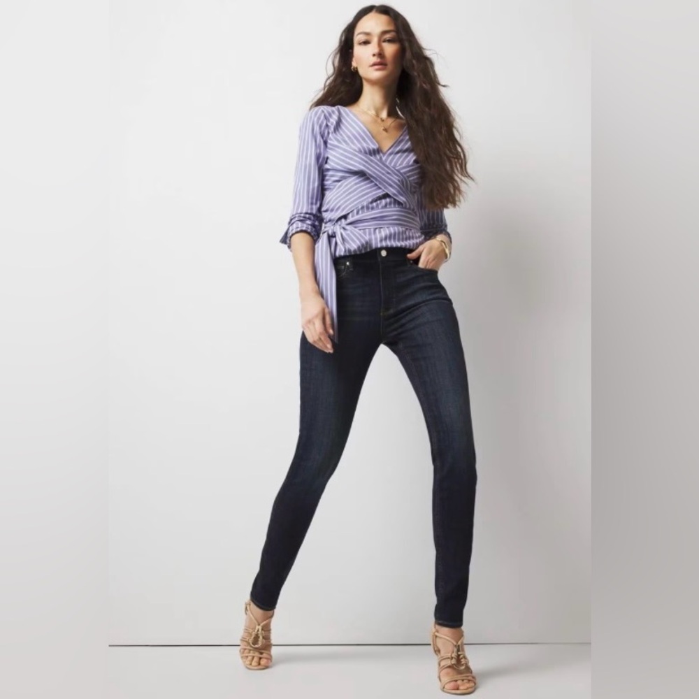 White House Black Market Everyday Soft Skinny Ankle High Rise Jeans